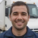 Portrait of Marcus, a 38-year-old truck driver who found love through trucker dating