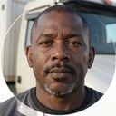 Marcus, a 48-year-old truck driver with a goatee - trucker dating Texas testimonial